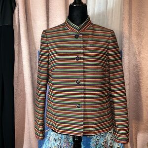 NWT Talbots Size 10P Collarless Jacket